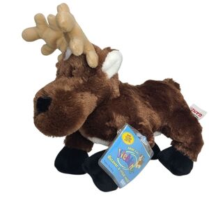 Ganz Webkinz Reindeer Plush Stuffed Animal HM137 NWT